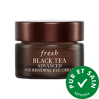 fresh Crème contour des yeux antiâge BT Matrix à base de thé noir avec alternative au rétinol 0.5 oz / 15 ml