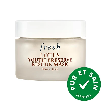 Masque de secours exfoliant Lotus Youth Preserve						