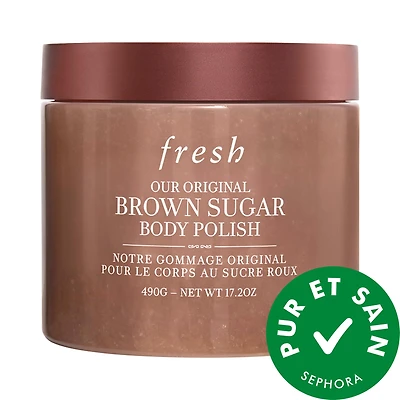 fresh Exfoliant pour le corps au sucre brun 17.2 oz / 490 g