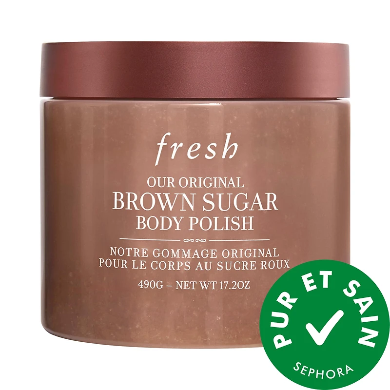 Exfoliant pour le corps au sucre brun