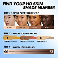 Fond de teint hydratant HD Skin Hydra Glow avec acide hyaluronique