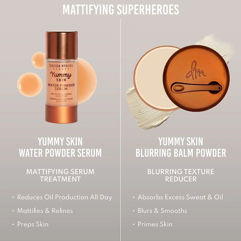 Yummy Skin Mattifying Water Powder Serum with Niacinamide and Hyaluronic Acid