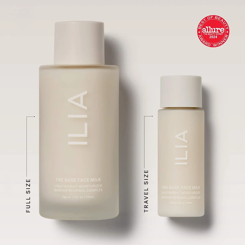 Minilotion hydratante légère avec acide hyaluronique The Base Face Milk