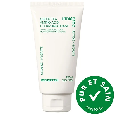 Sulfate-Free Green Tea Amino Acid Cleansing Foam