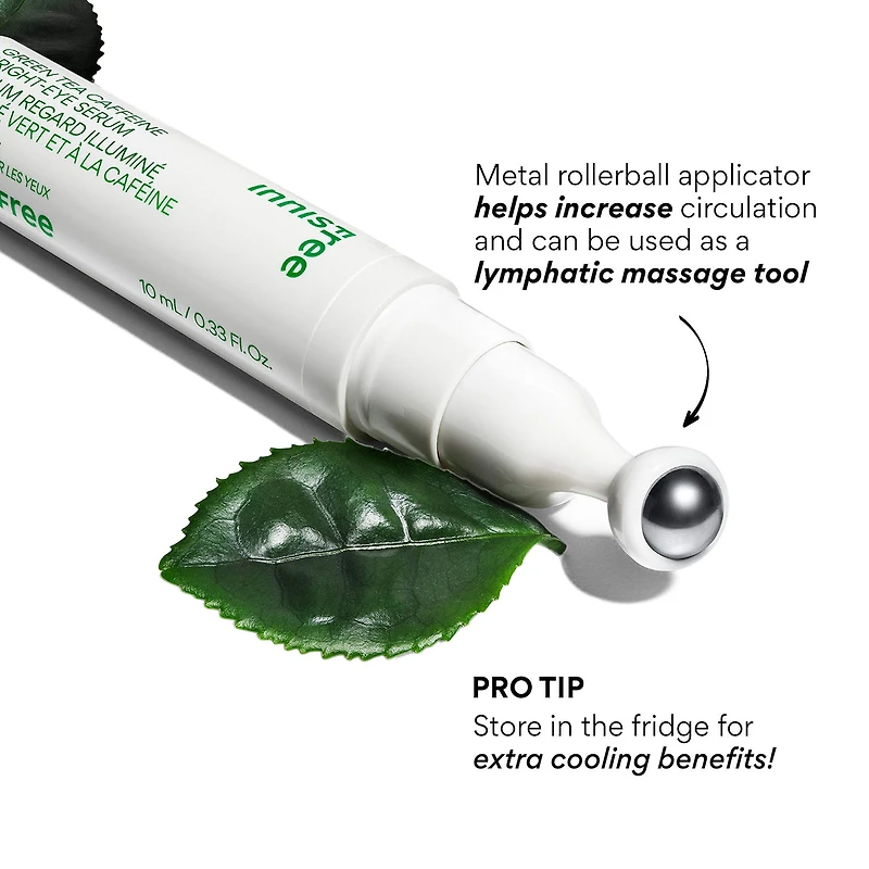 Sérum Bright-Eye à la caféine de thé vert avec niacinamide