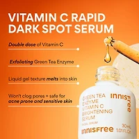 Sérum illuminant à la vitamine C et aux enzymes de thé vert