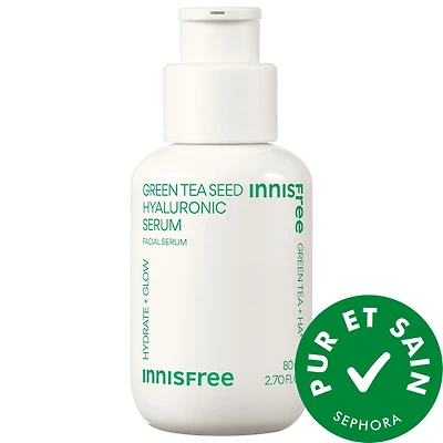 Sérum rechargeable à l’acide hyaluronique et au thé vert