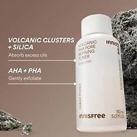 Lotion tonique affinant les pores Volcanic PHA  