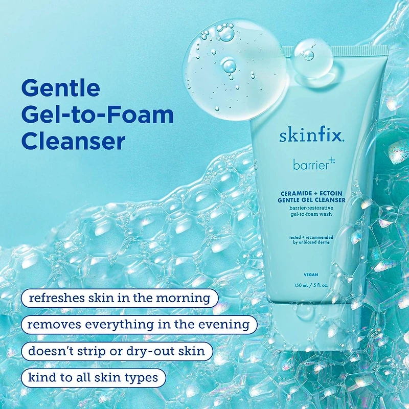 barrier+ Ceramide + Ectoin Hydrating Gentle Gel Cleanser