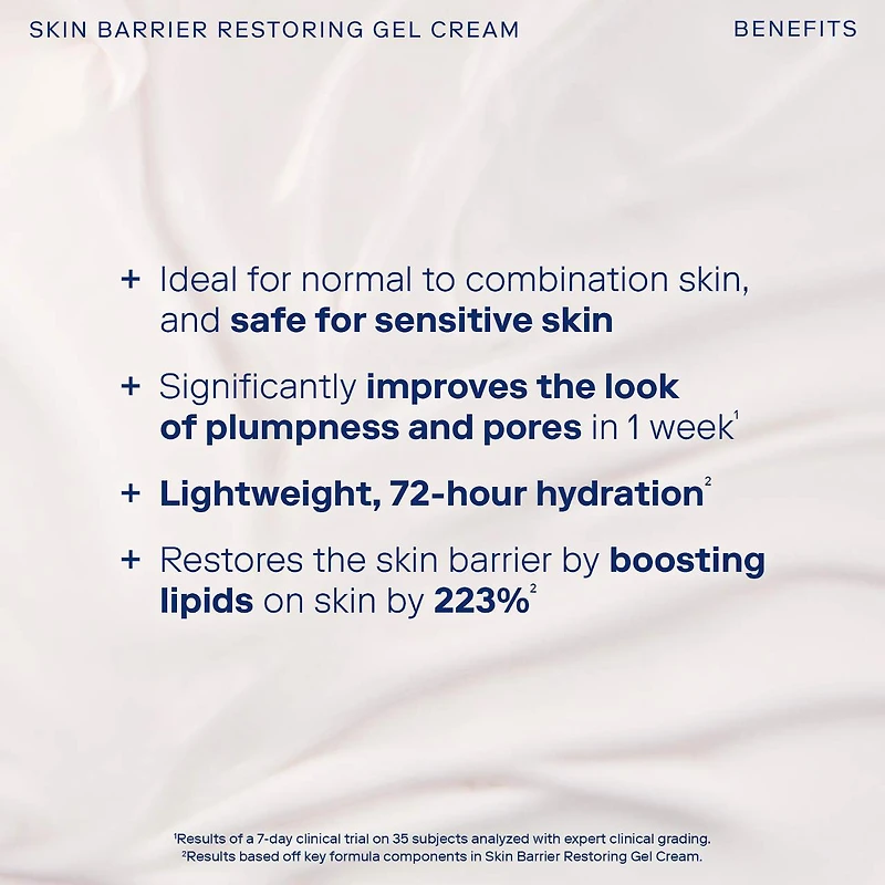 Skin Barrier Restoring + Pore Refining Gel Cream with Niacinamide