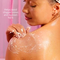Exfoliant pour le corps Bom Dia avec le complexe resurfaçant qui contient 10 % d’AHA et de BHA + des graines de maracujá broyées