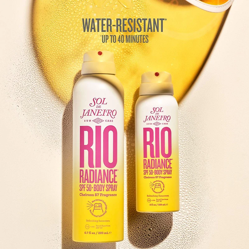 Rio Radiance™ SPF 50 Body Spray Sunscreen with Niacinamide