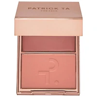 PATRICK TA Major Headlines Double-Take crème & powder Blush Duo 0.17 oz and powder/5 g 5