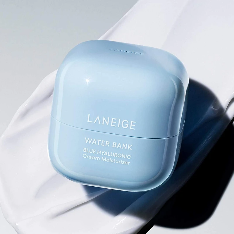 Crème hydratante avec acide hyaluronique Water Bank Blue pour la réparation de barrière d’hydratation