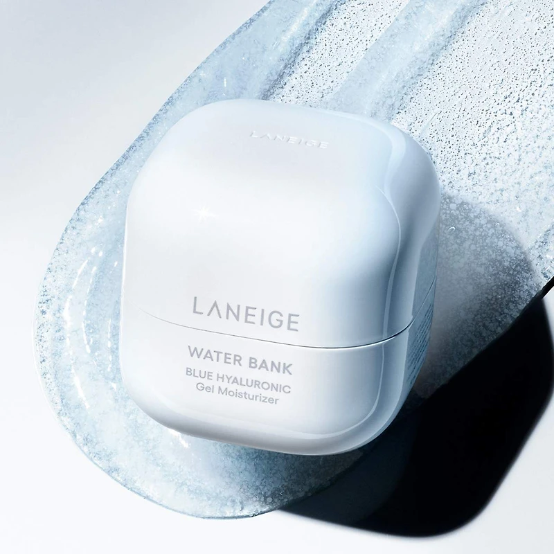Gel hydratant à l'acide hyaluronique Water Bank Blue avec extrait de menthe
