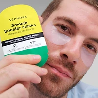 Masque pour les yeux stimulant et lissant avec peptides
