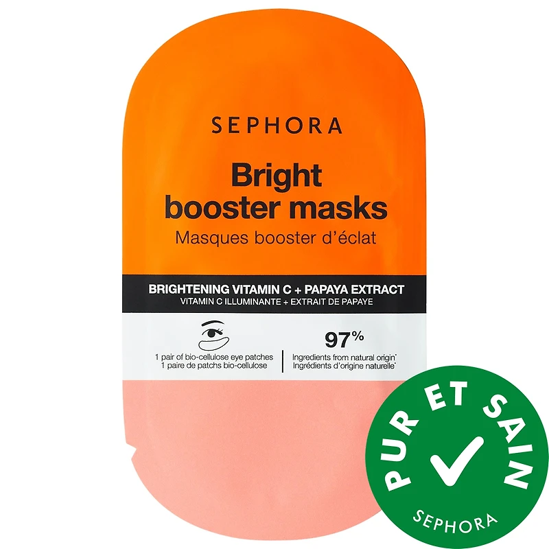 Masque pour les yeux stimulant et éclaircissant + vitamine C