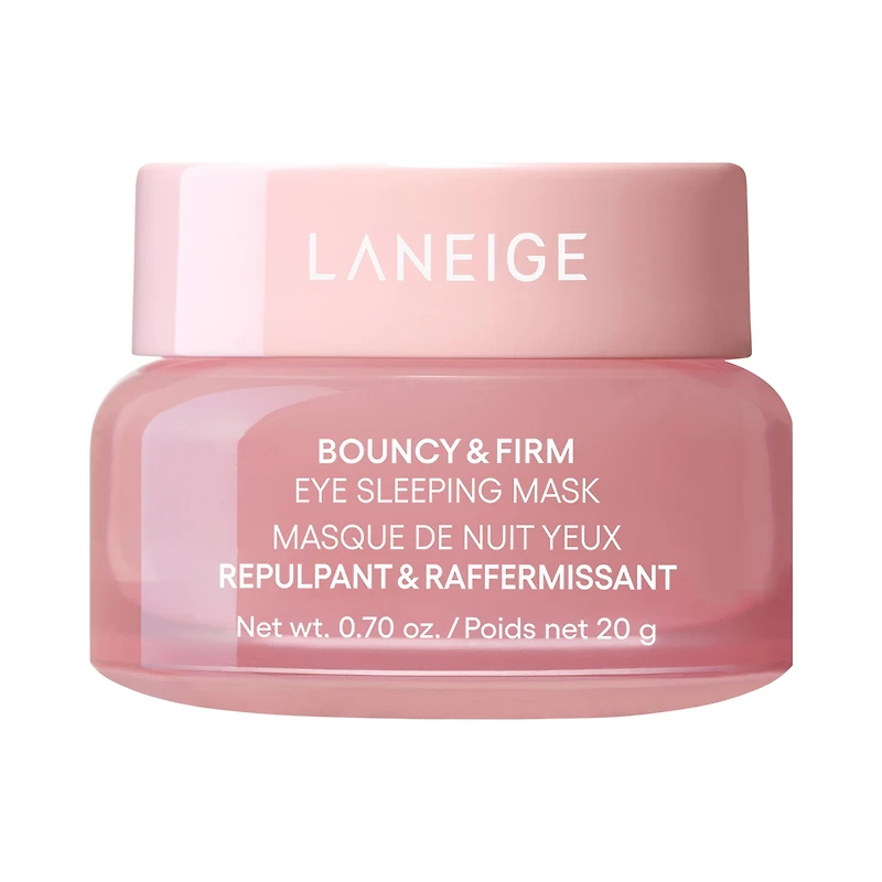 LANEIGE Bouncy & Firm Eye Brightening Sleeping Mask with Peony + Collagen Complex™.7 oz / 20 g