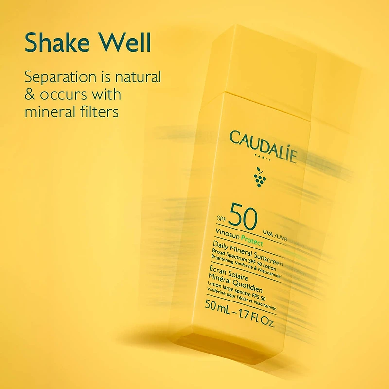 Vinosun Protect Brightening Daily Mineral Face Sunscreen SPF 50 with Niacinamide