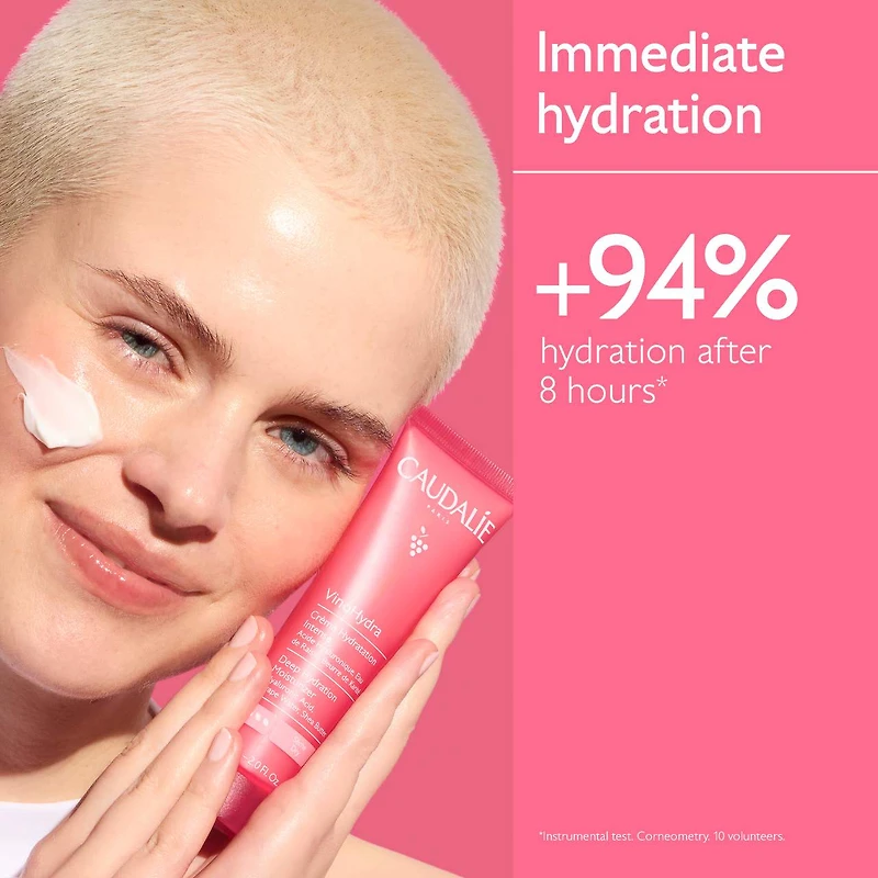 Soin hydratation en profondeur à la rose VinoHydra
