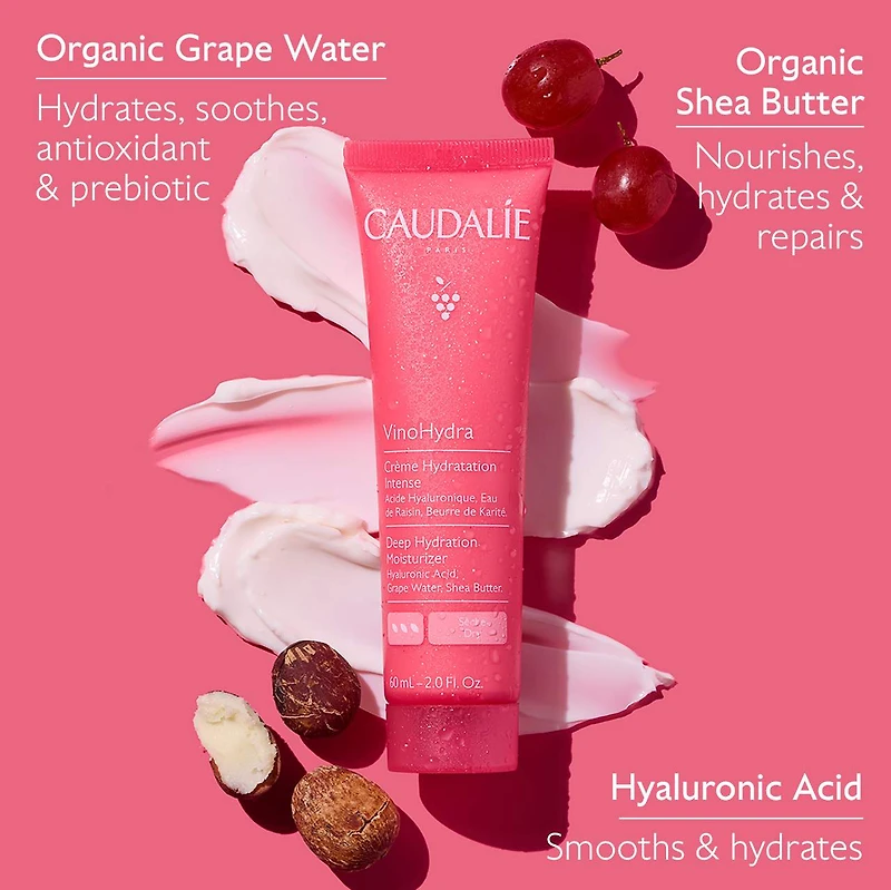 Soin hydratation en profondeur à la rose VinoHydra