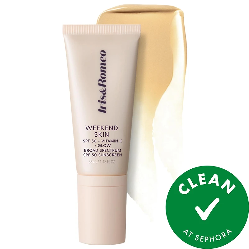 Weekend Skin SPF 50 Instant Glow Tinted Mineral Sunscreen with Vitamin C + Niacinamide