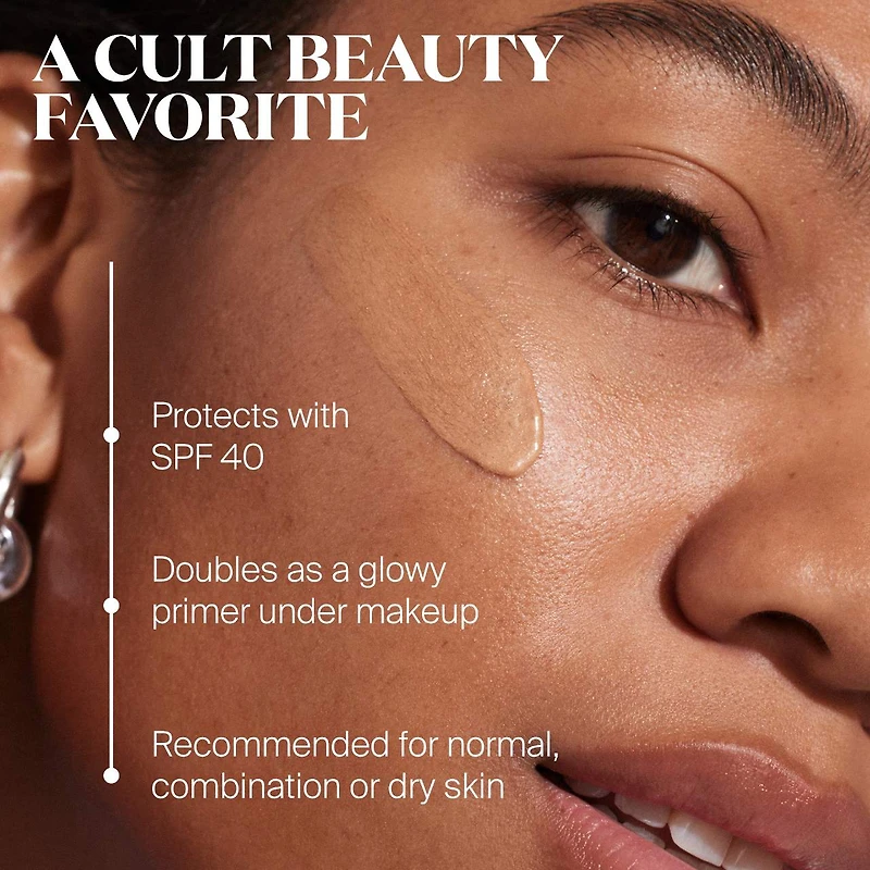 Écran solaire pour le visage Glowscreen avec FPS 40, acide hyaluronique et niacinamide