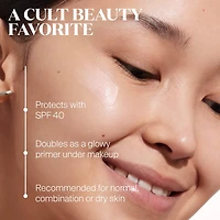 Écran solaire pour le visage Glowscreen avec FPS 40, acide hyaluronique et niacinamide
