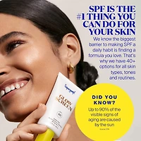 Écran solaire pour le visage Glowscreen avec FPS 40, acide hyaluronique et niacinamide