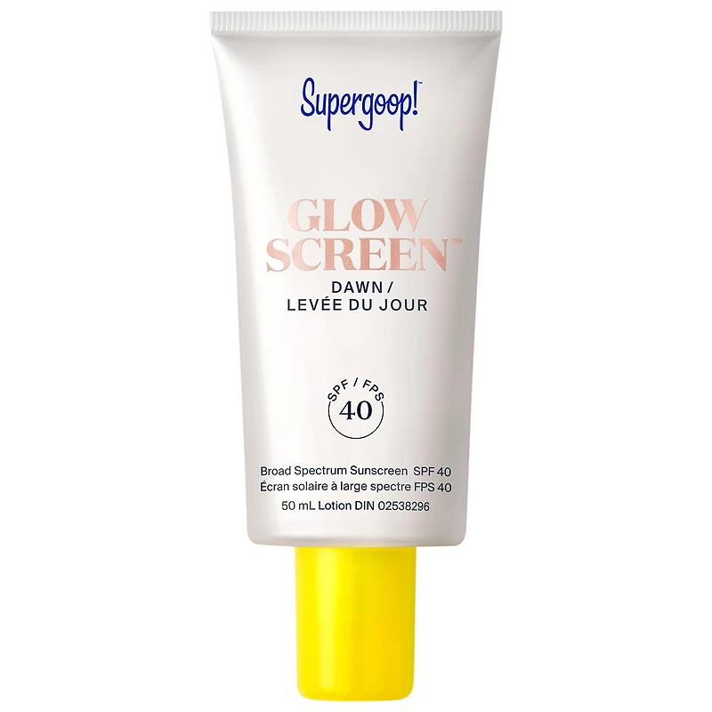 Écran solaire pour le visage Glowscreen avec FPS 40, acide hyaluronique et niacinamide
