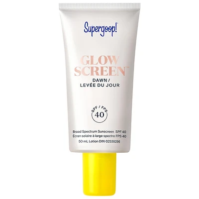 Écran solaire pour le visage Glowscreen avec FPS 40, acide hyaluronique et niacinamide