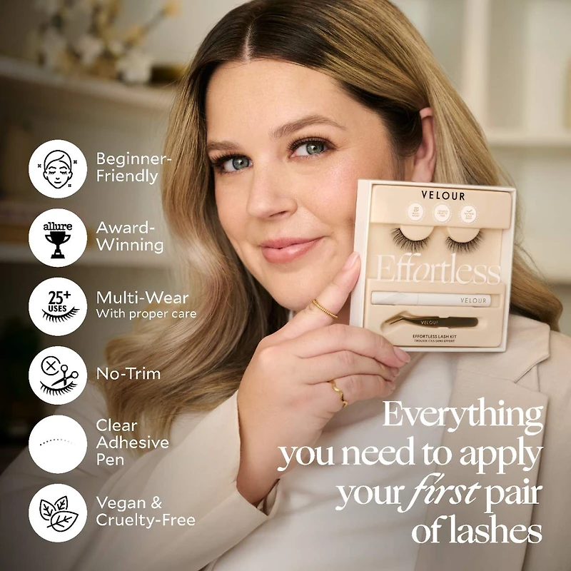Ensemble sans effort - Ensemble Natural Lash sans coupe ni mesure