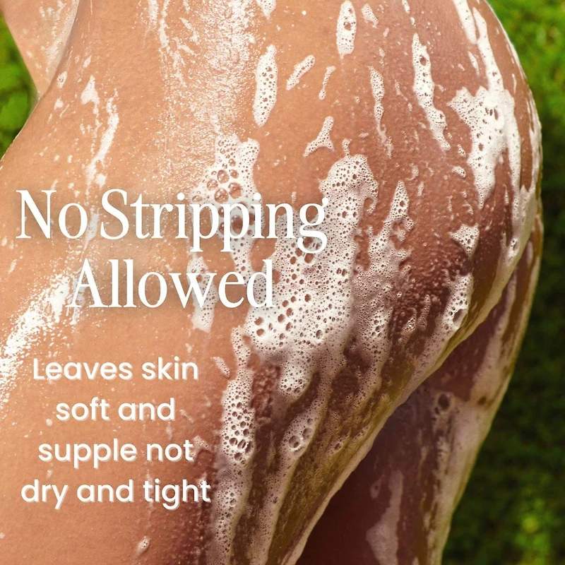 Moisturizing Butter Cream Body Wash - Non-Stripping with Shea Butter, Ceramides and Niacinamide