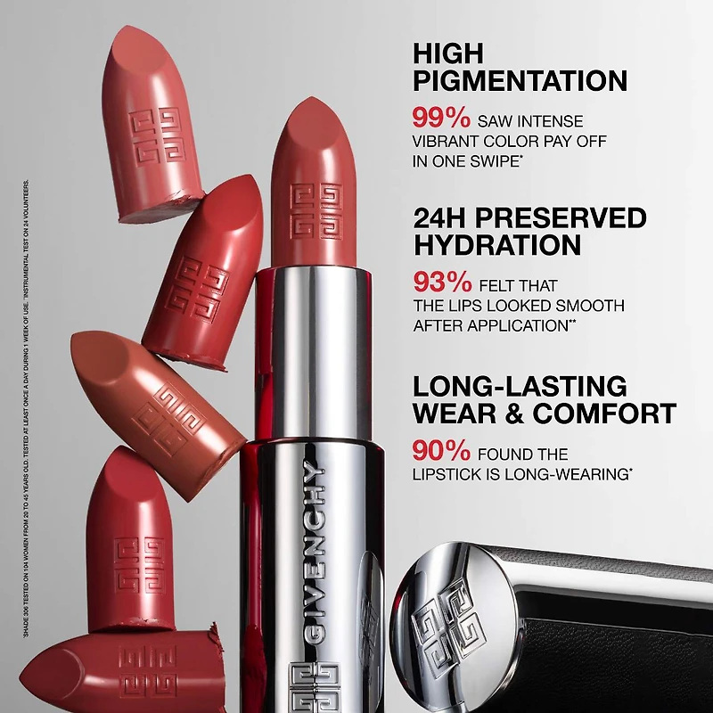 Rouge à lèvres mat satiné Rouge Interdit Intense Silk