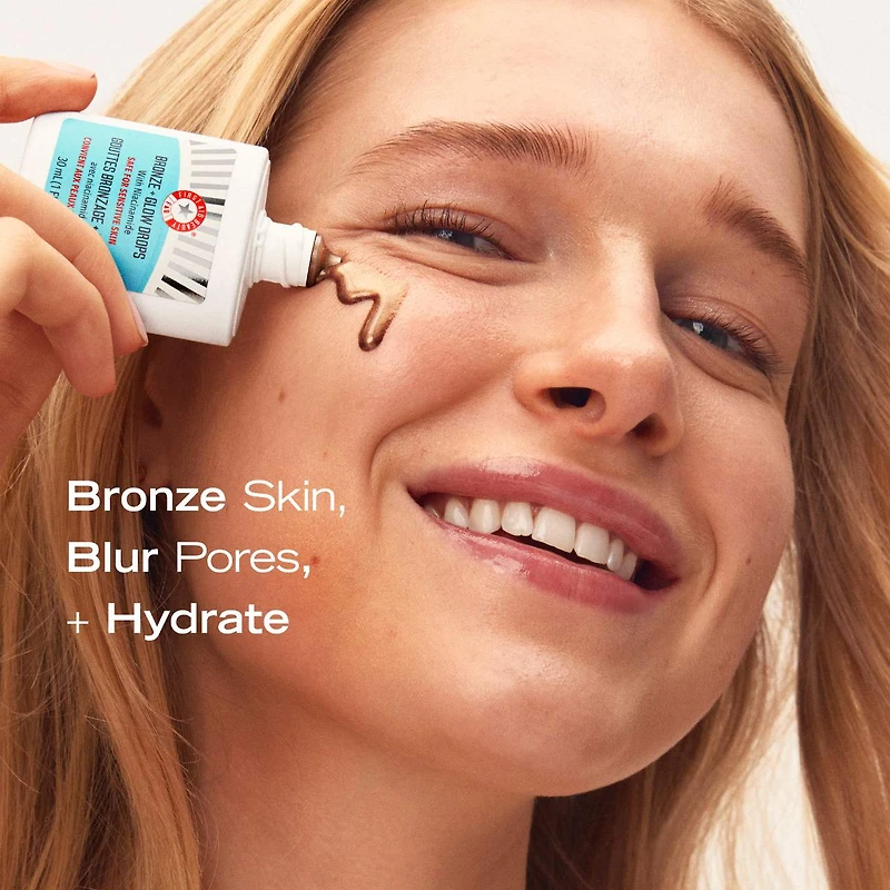 Sérum avec niacinamide Bronze + Glow Drops