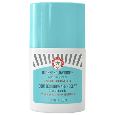 Sérum avec niacinamide Bronze + Glow Drops