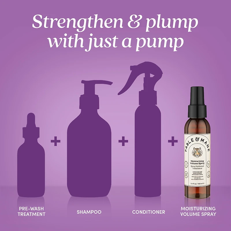 Moisturizing Volume Spray for Fine and Thinning Hair