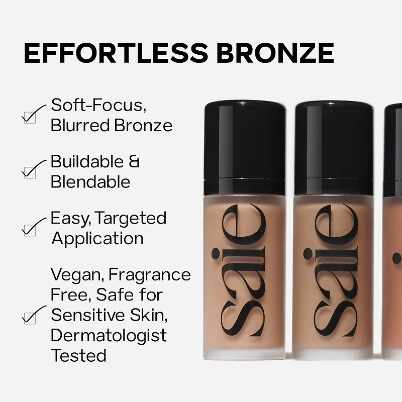 Crème bronzante liquide sculptante Dew Bronze au fini doux