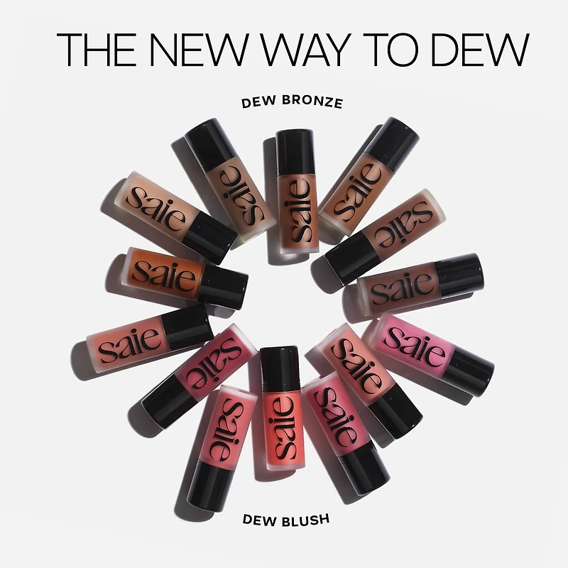 Crème bronzante liquide sculptante Dew Bronze au fini doux