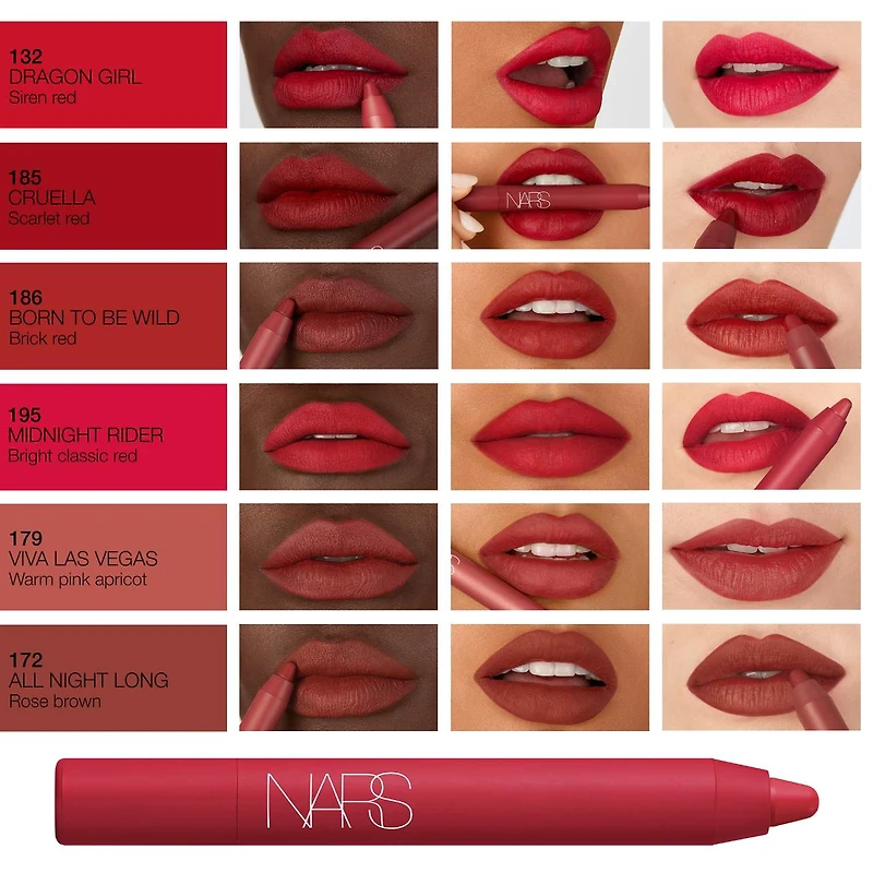 Crayon à lèvres longue tenue haute intensité Powermatte