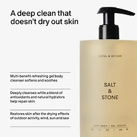 Santal & Vetiver Refillable Body Wash with Niacinamide + Probiotic