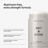 Déodorant sans aluminium extra-fort au bois de santal et vétiver