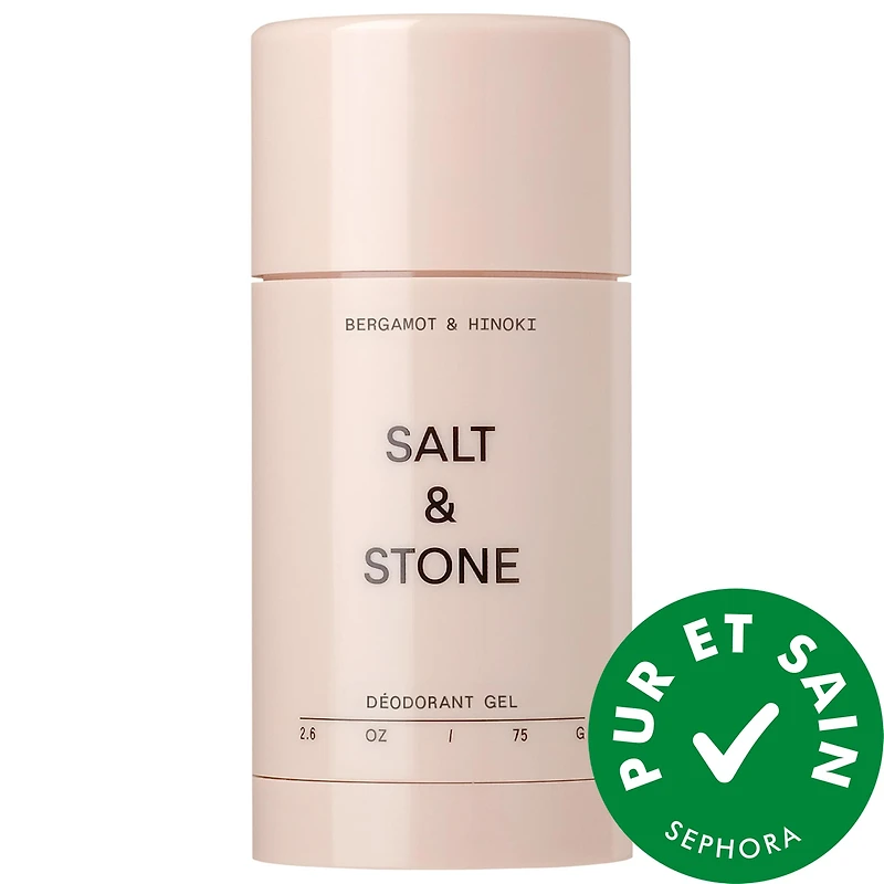 Bergamot & Hinoki Aluminum-Free Clear Gel Deodorant for Sensitive Skin