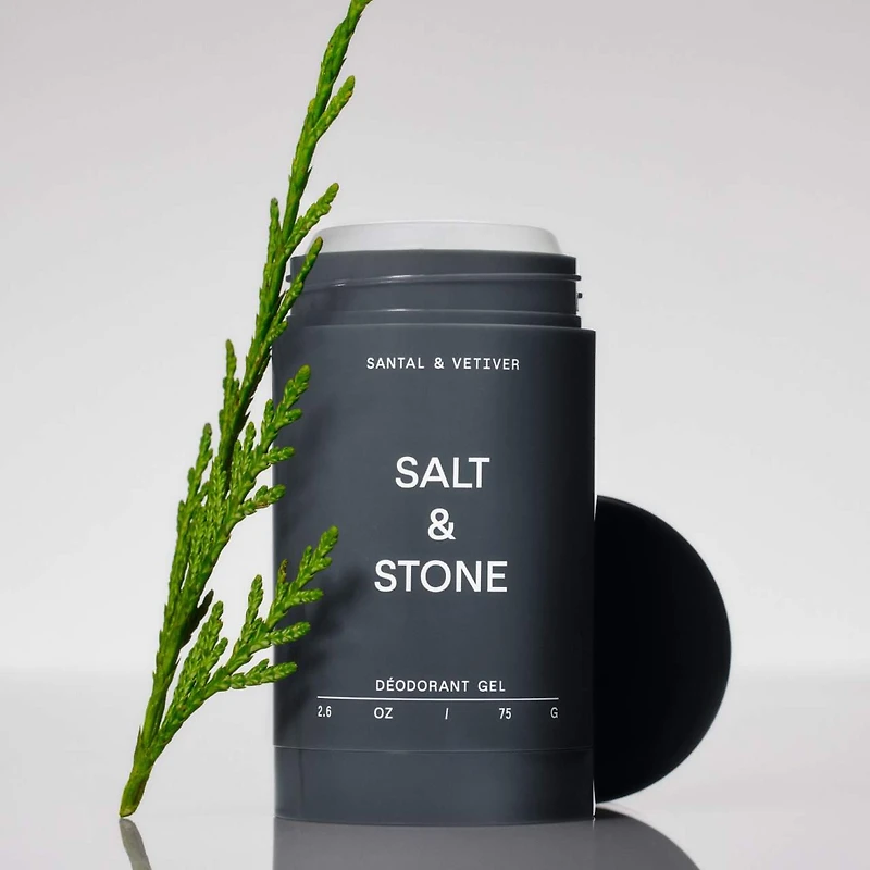 Santal & Vetiver Aluminum-Free Clear Gel Deodorant for Sensitive Skin