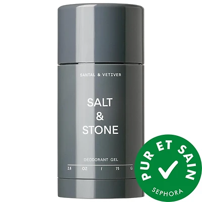 Santal & Vetiver Aluminum-Free Clear Gel Deodorant for Sensitive Skin