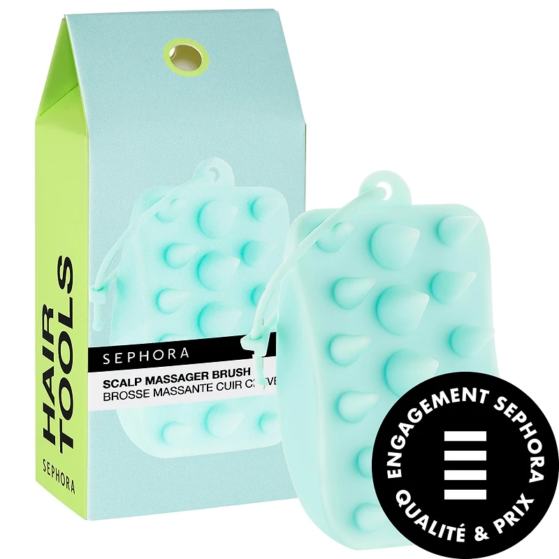 Appareil de massage en silicone pour cuir chevelu