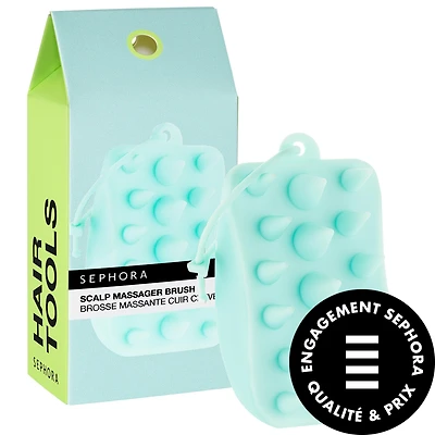 Appareil de massage en silicone pour cuir chevelu