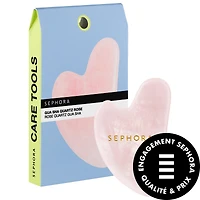 - Instrument Gua Sha au quartz rose