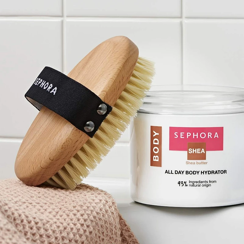Brosse sèche pour le corps