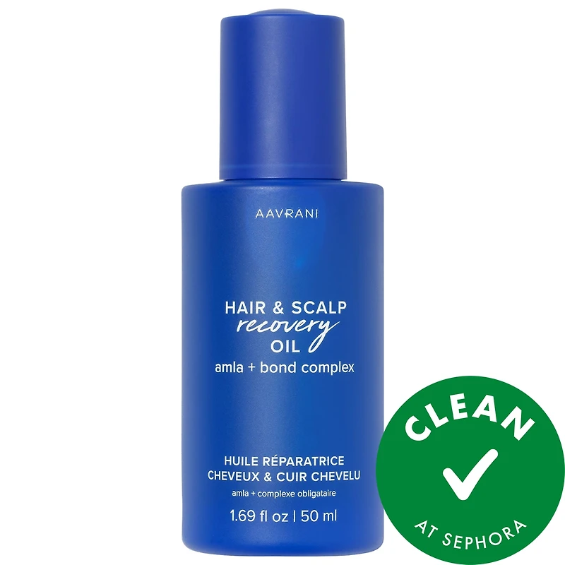 AAVRANI Hair and Scalp Recovery Pre-Wash Oil for Strengthening and Frizz Control 1.7 oz